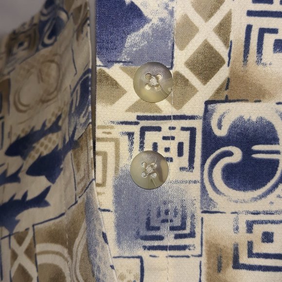 Pierre Cardin Short Sleeve Island Style Shirt - Picture 4 of 4